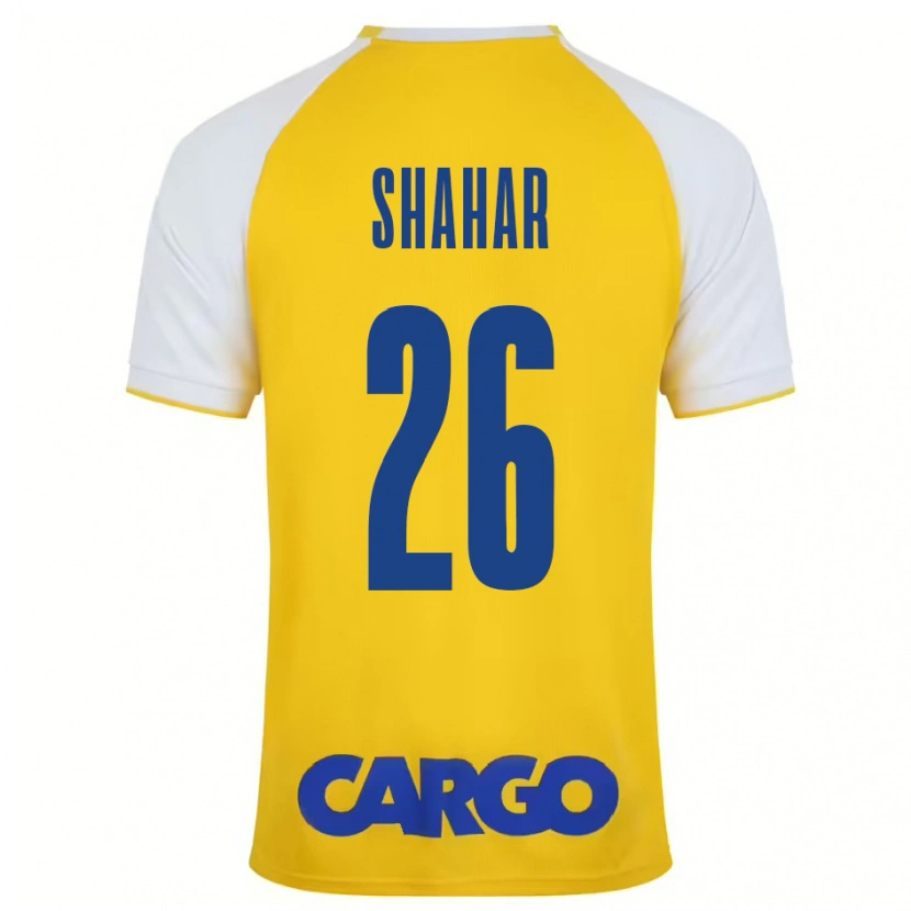 Danxen Men Ido Shahar #26 Yellow White Home Jersey 2024/25 T-Shirt