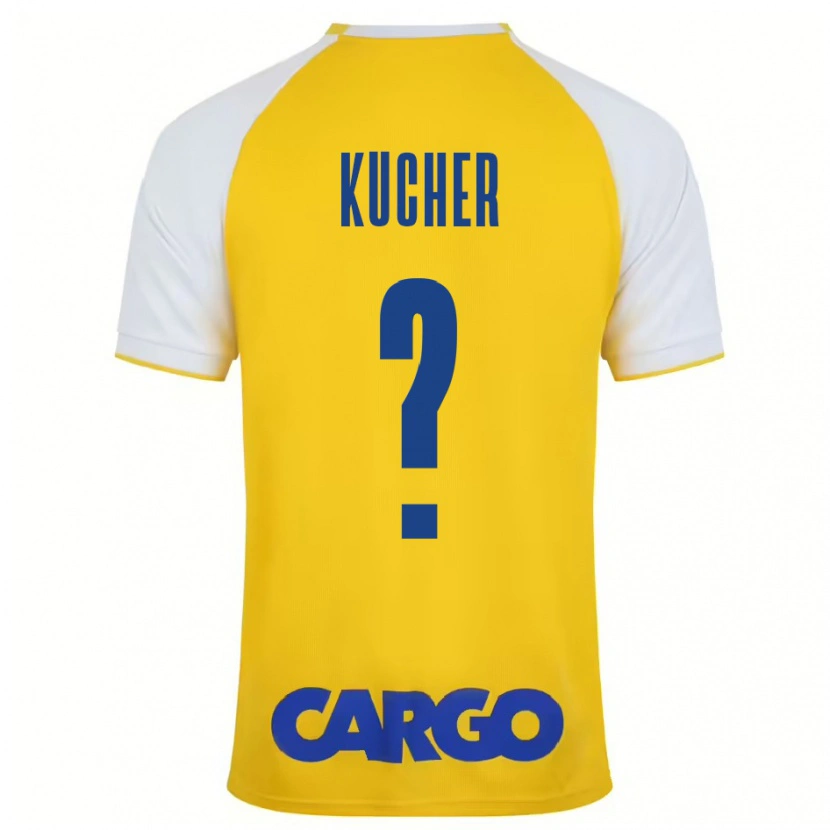 Danxen Men Yahonatan Kucher #0 Yellow White Home Jersey 2024/25 T-Shirt