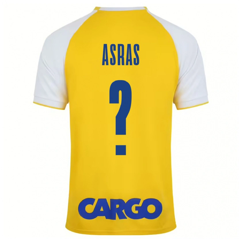 Danxen Men Lotem Asras #0 Yellow White Home Jersey 2024/25 T-Shirt