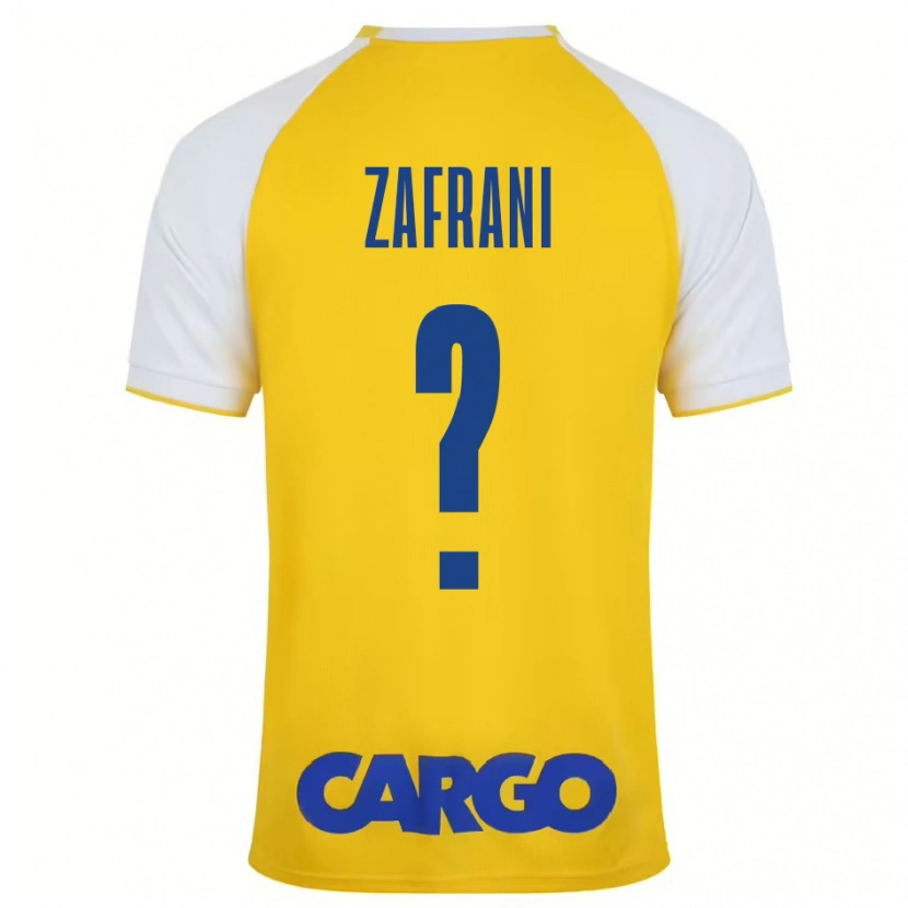 Danxen Men Itay Zafrani #0 Yellow White Home Jersey 2024/25 T-Shirt