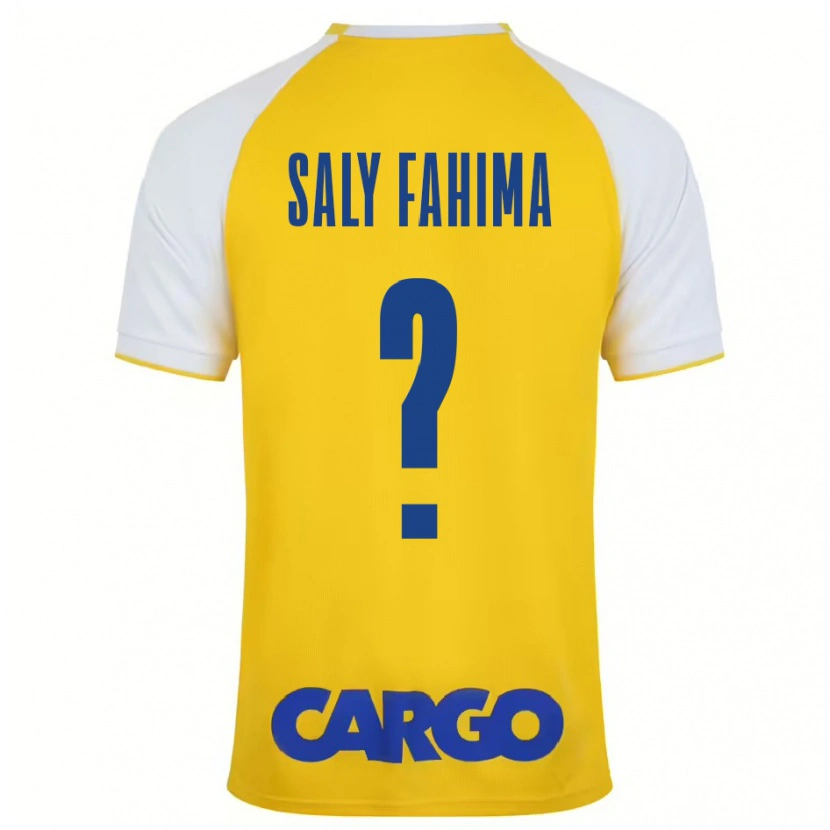 Danxen Men Israel Saly Fahima #0 Yellow White Home Jersey 2024/25 T-Shirt