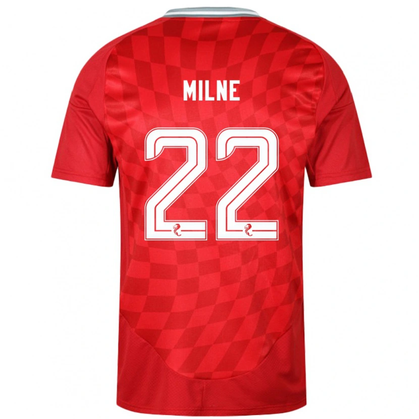 Danxen Men Jack Milne #22 Red Home Jersey 2024/25 T-Shirt