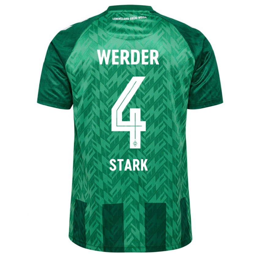 Danxen Men Niklas Stark #4 Green Home Jersey 2024/25 T-Shirt