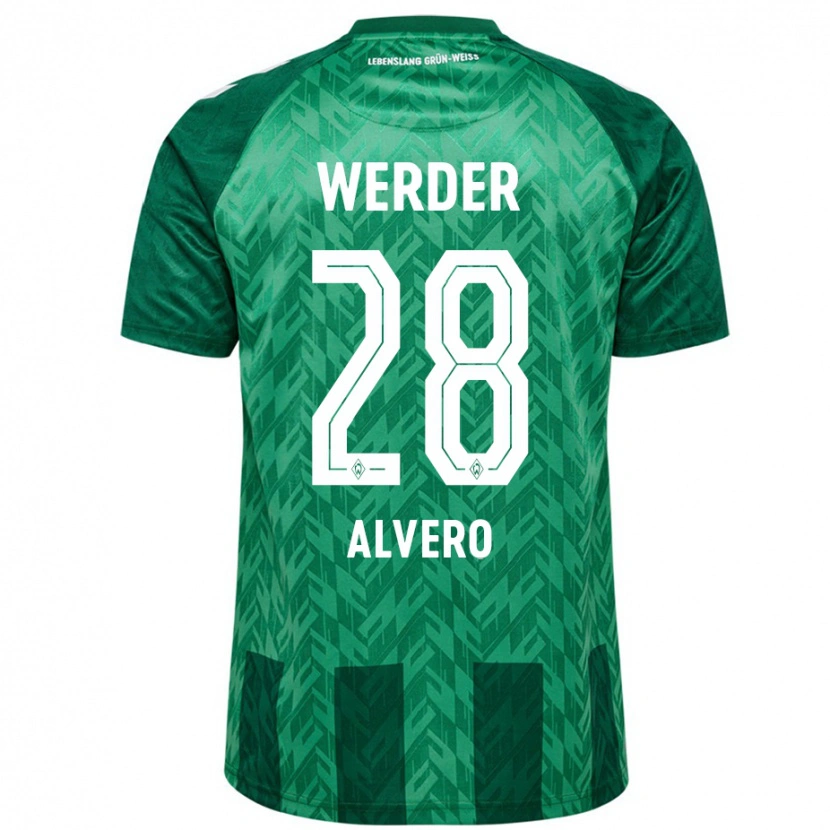 Danxen Men Skelly Alvero #28 Green Home Jersey 2024/25 T-Shirt