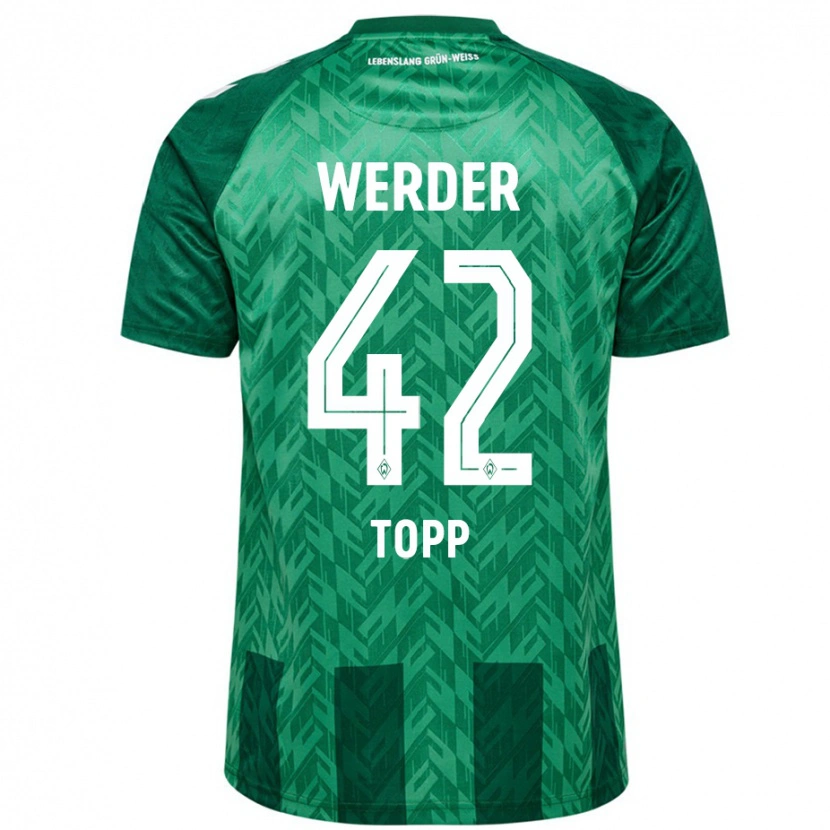 Danxen Men Keke Topp #42 Green Home Jersey 2024/25 T-Shirt