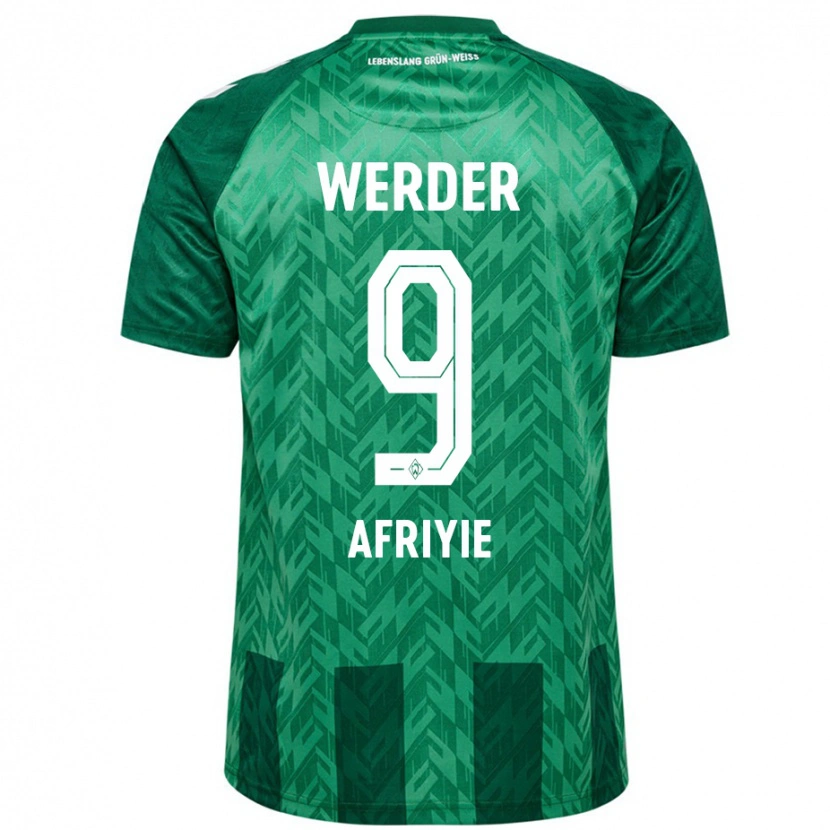 Danxen Men Neal Afriyie #9 Green Home Jersey 2024/25 T-Shirt