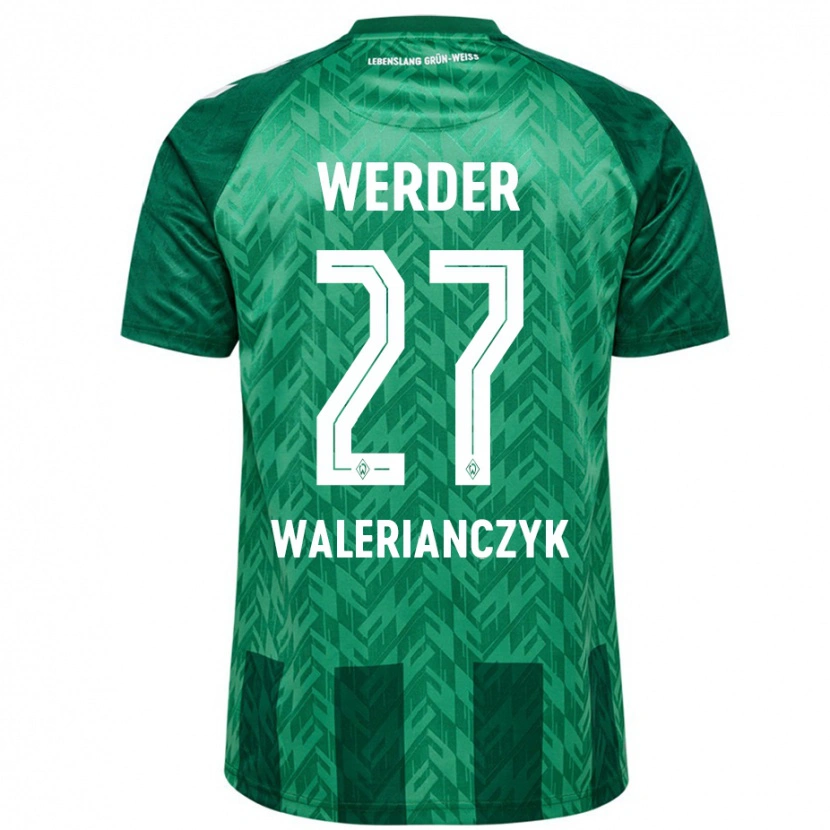 Danxen Men Dennis Walerianczyk #27 Green Home Jersey 2024/25 T-Shirt