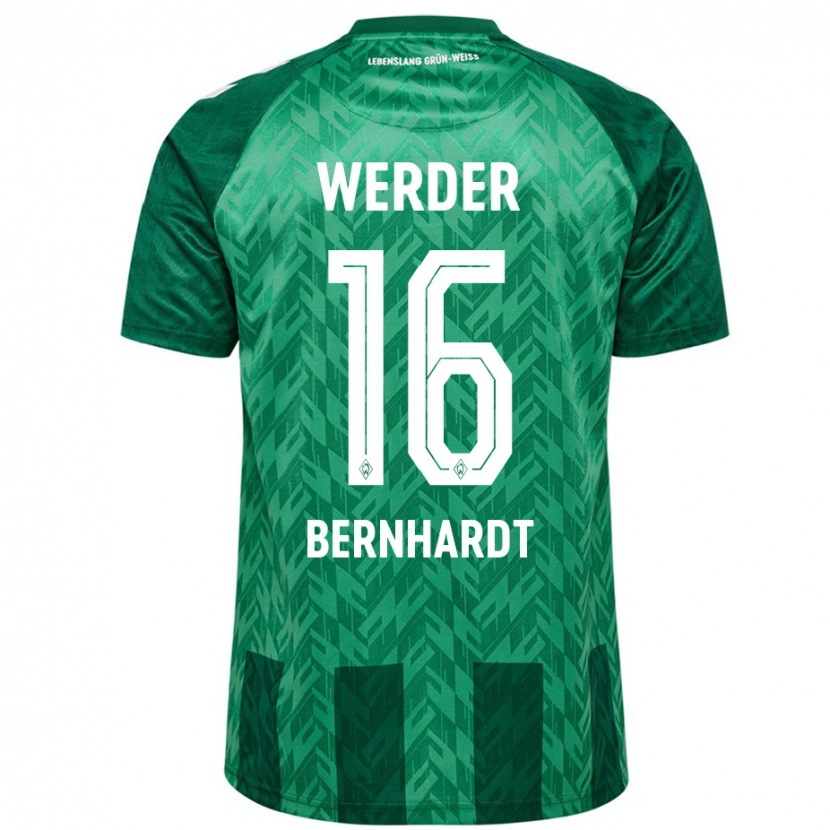 Danxen Men Emilie Bernhardt #16 Green Home Jersey 2024/25 T-Shirt