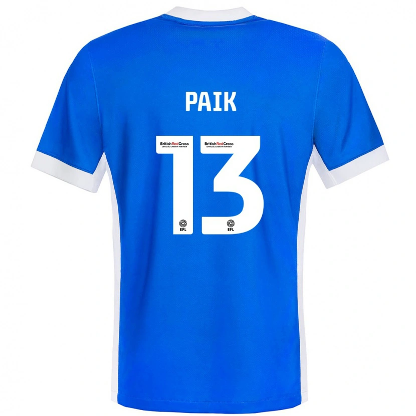 Danxen Men Seung-Ho Paik #13 Blue White Home Jersey 2024/25 T-Shirt