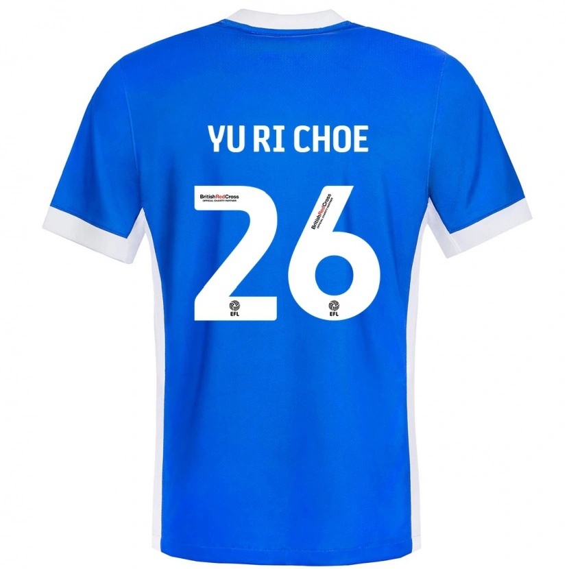 Danxen Men Yu-Ri Choe #26 Blue White Home Jersey 2024/25 T-Shirt