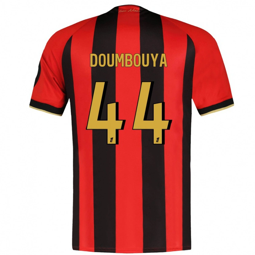 Danxen Men Amidou Doumbouya #44 Red Black Home Jersey 2024/25 T-Shirt