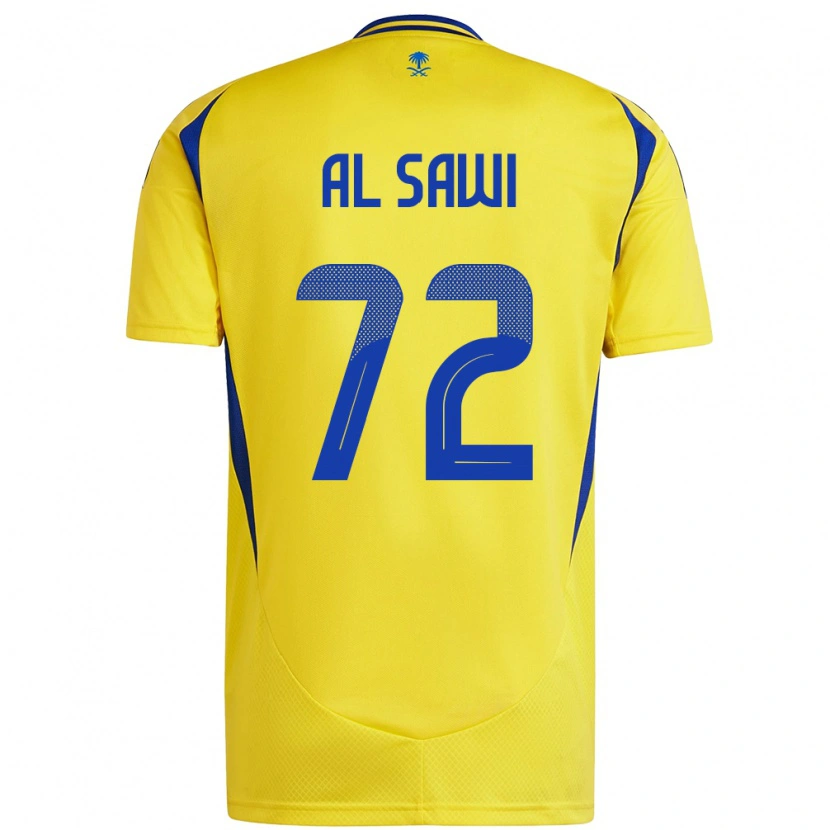 Danxen Men Etaf Al-Sawi #72 Yellow Blue Home Jersey 2024/25 T-Shirt