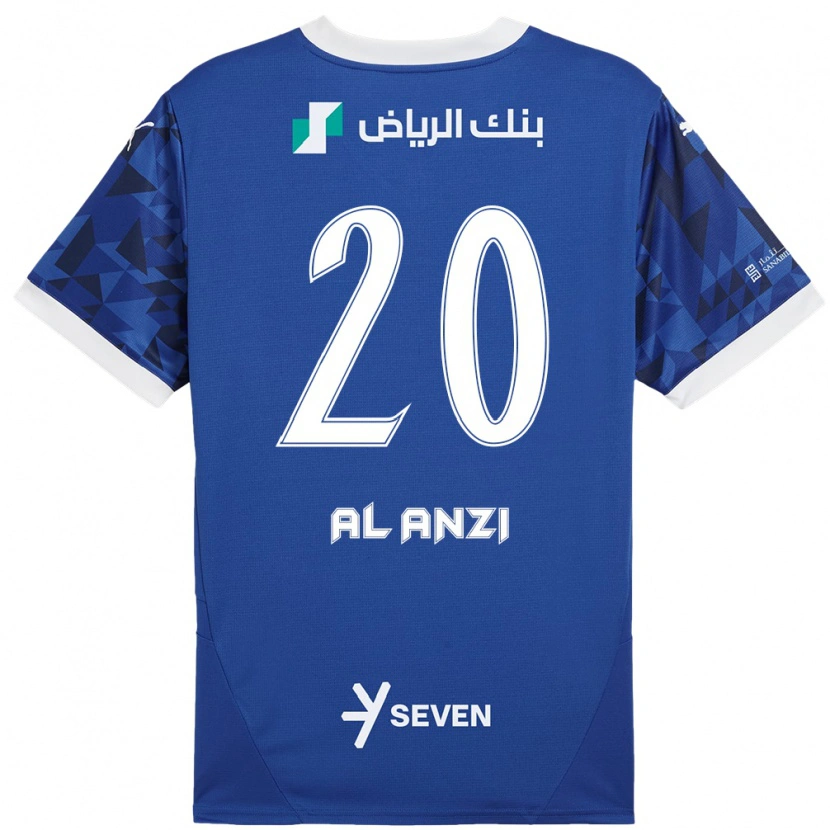 Danxen Men Areej Al-Anzi #20 Dark Blue White Home Jersey 2024/25 T-Shirt