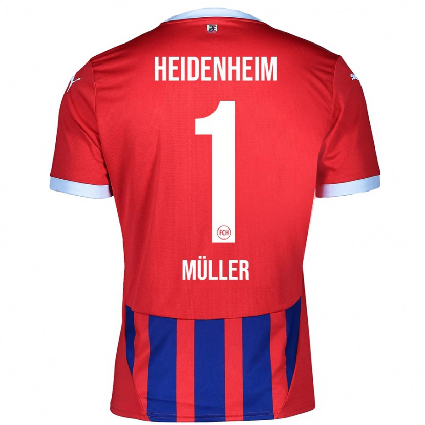 Danxen Men Kevin Müller #1 Red Blue Home Jersey 2024/25 T-Shirt