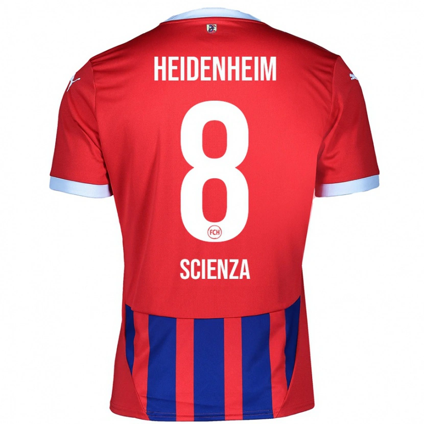 Danxen Men Léo Scienza #8 Red Blue Home Jersey 2024/25 T-Shirt