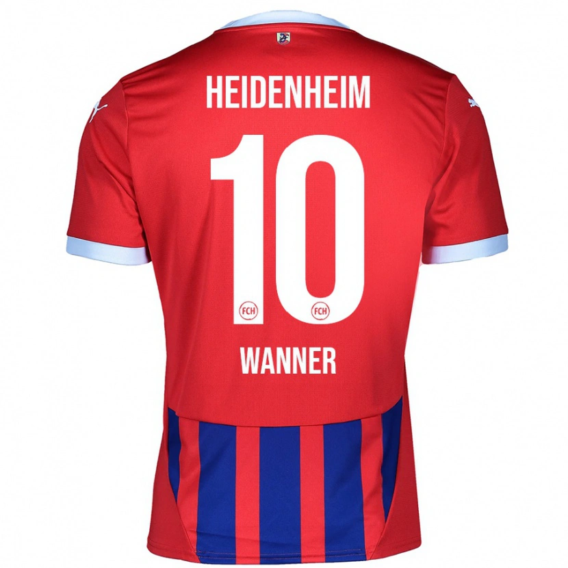 Danxen Men Paul Wanner #10 Red Blue Home Jersey 2024/25 T-Shirt