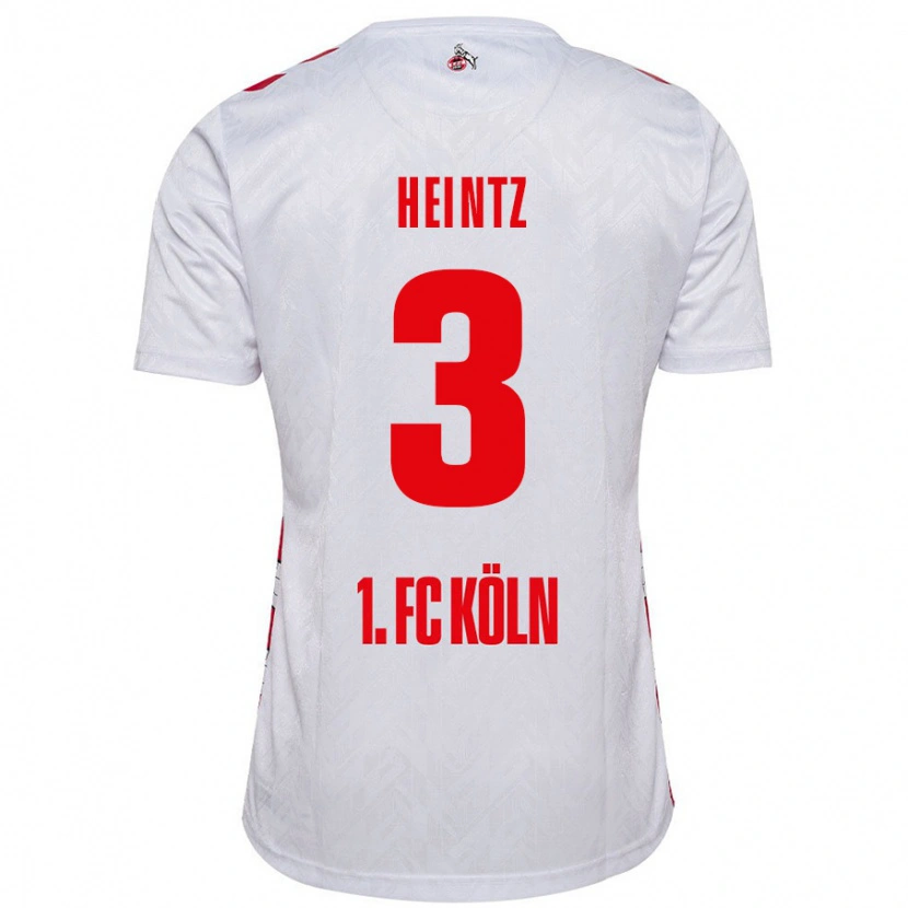 Danxen Men Dominique Heintz #3 White Red Home Jersey 2024/25 T-Shirt