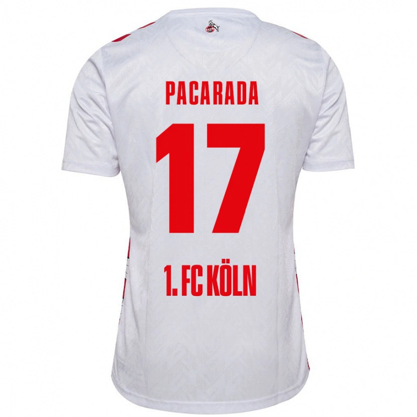 Danxen Men Leart Paçarada #17 White Red Home Jersey 2024/25 T-Shirt