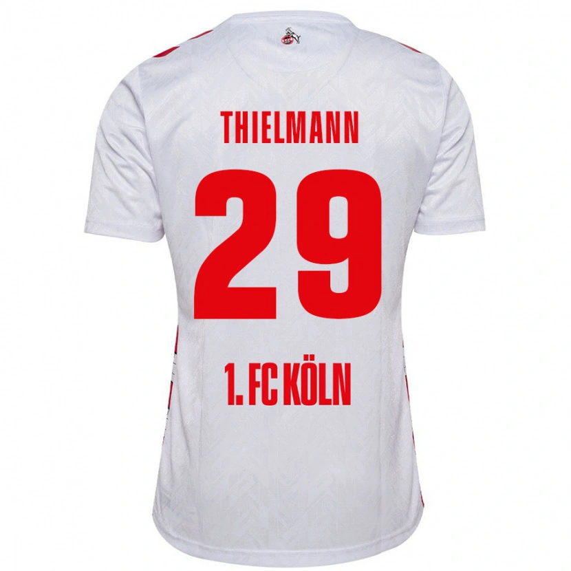 Danxen Men Jan Thielmann #29 White Red Home Jersey 2024/25 T-Shirt