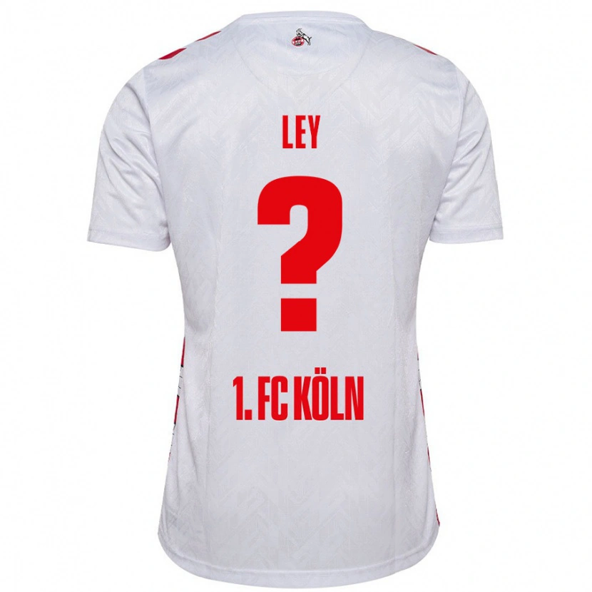 Danxen Men Benjamin Ley #0 White Red Home Jersey 2024/25 T-Shirt