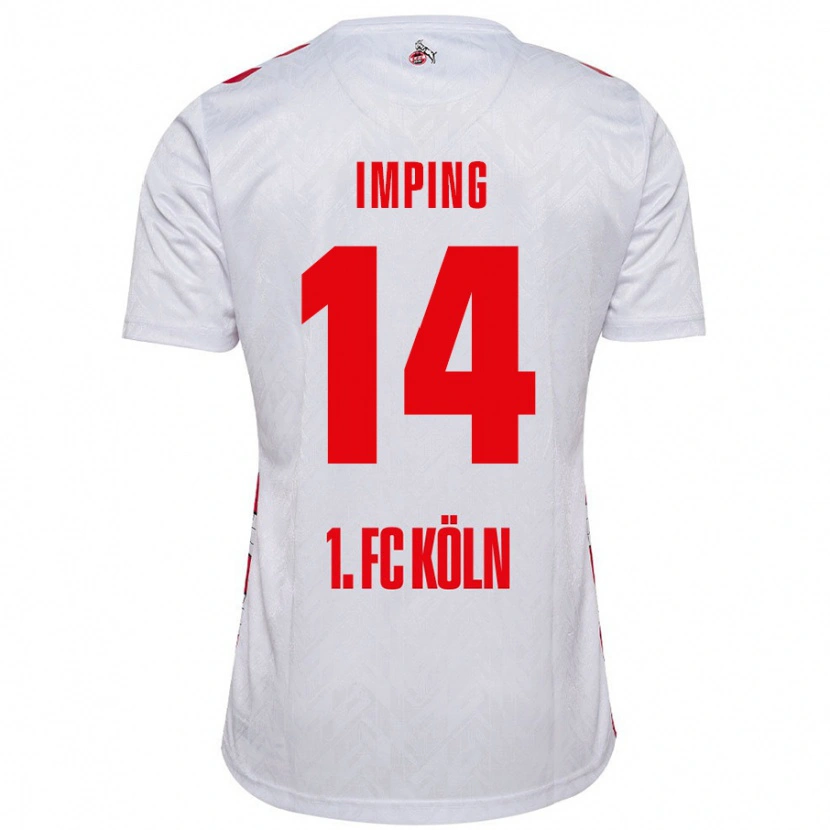 Danxen Men Carlotta Imping #14 White Red Home Jersey 2024/25 T-Shirt