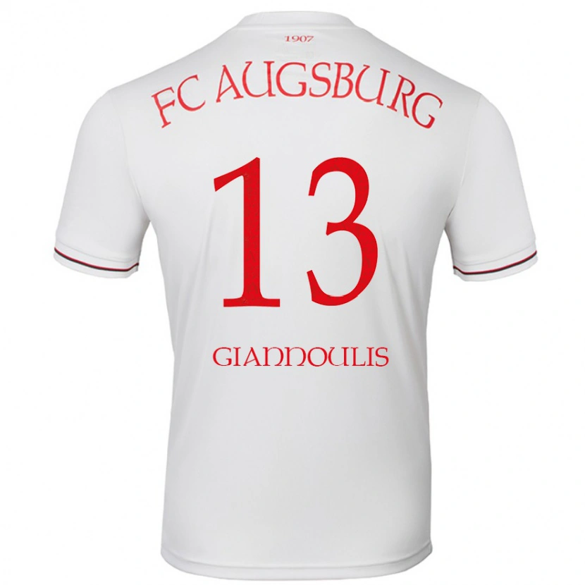 Danxen Men Dimitrios Giannoulis #13 White Home Jersey 2024/25 T-Shirt