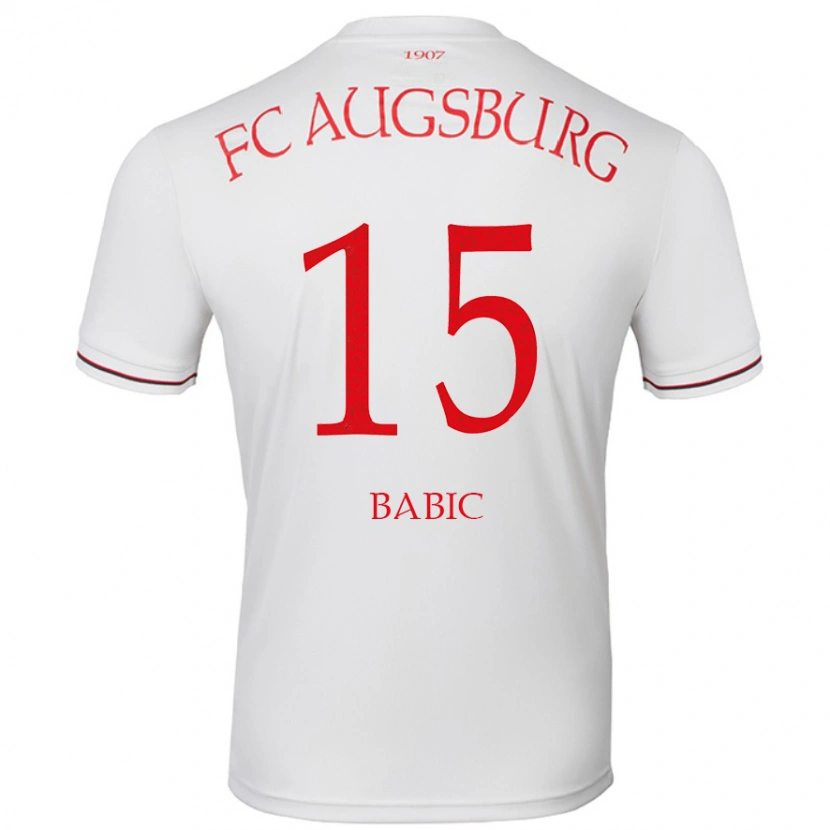 Danxen Men David Babic #15 White Home Jersey 2024/25 T-Shirt