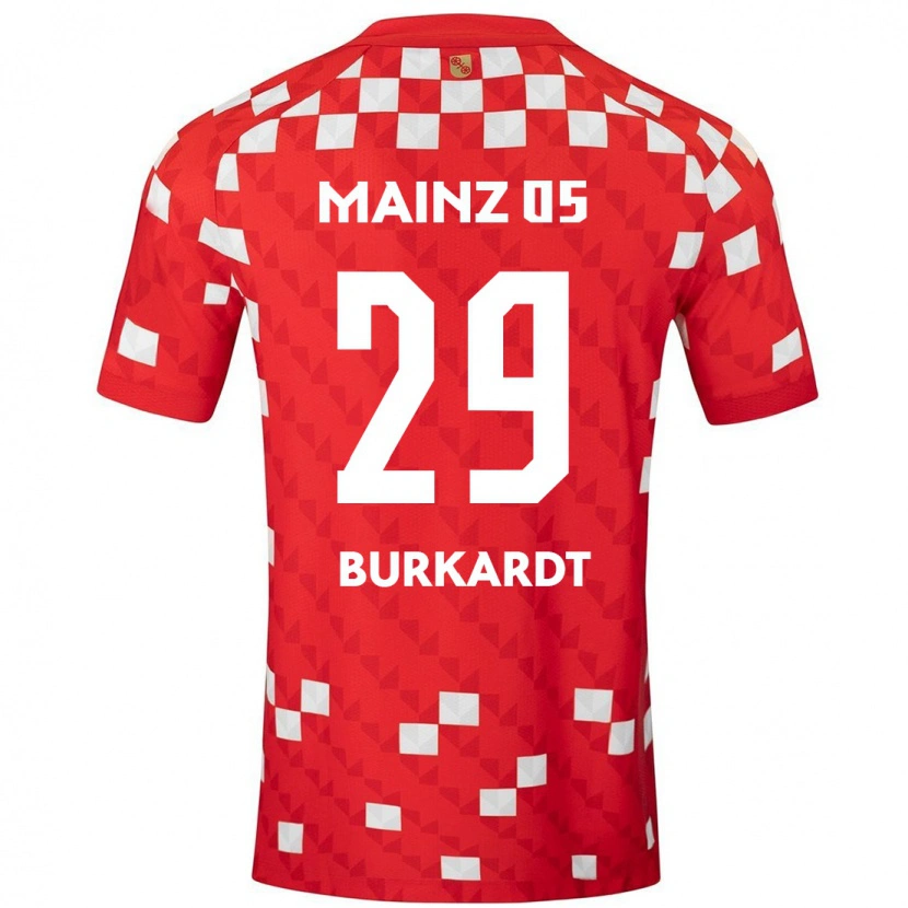 Danxen Men Jonathan Burkardt #29 White Red Home Jersey 2024/25 T-Shirt