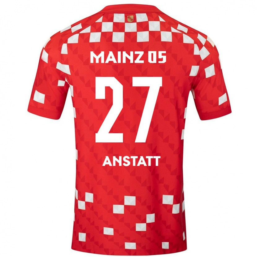 Danxen Men Nadine Anstatt #27 White Red Home Jersey 2024/25 T-Shirt