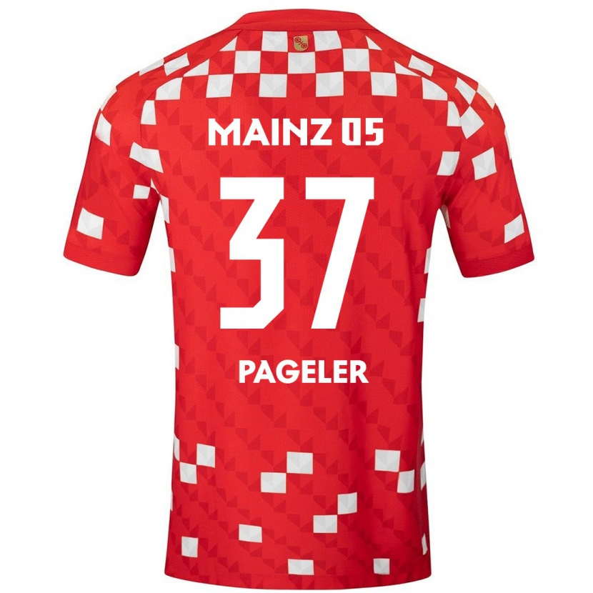 Danxen Men Maja Pageler #37 White Red Home Jersey 2024/25 T-Shirt