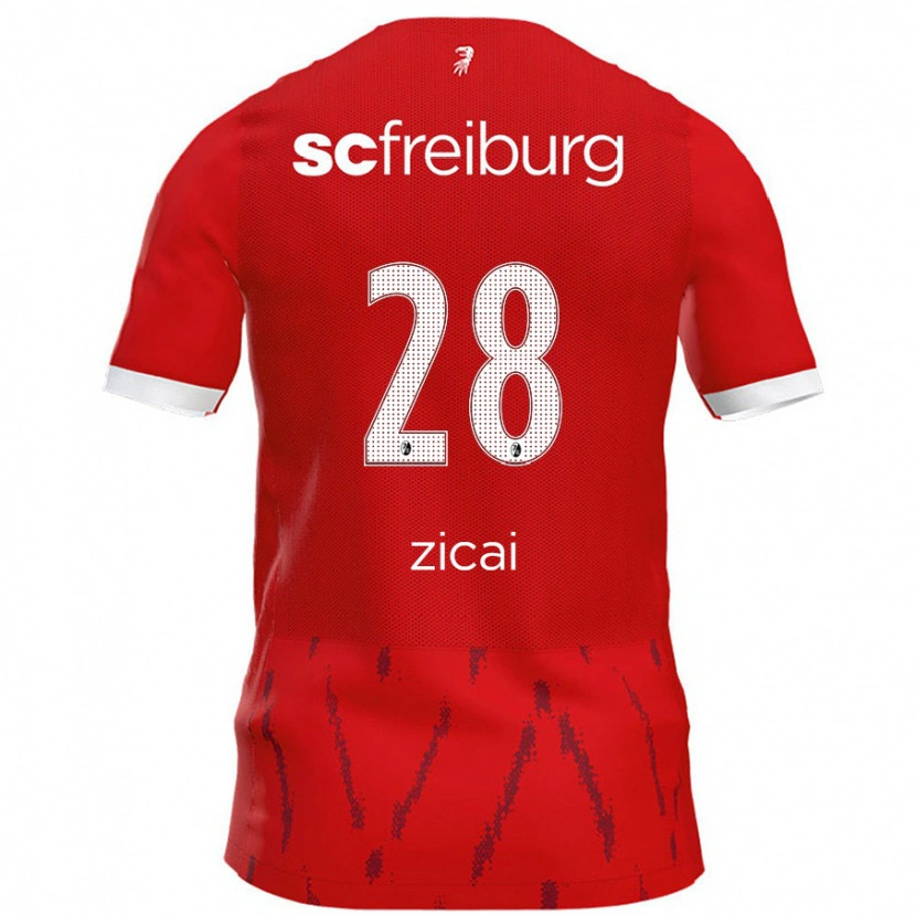 Danxen Men Cora Zicai #28 Red Home Jersey 2024/25 T-Shirt