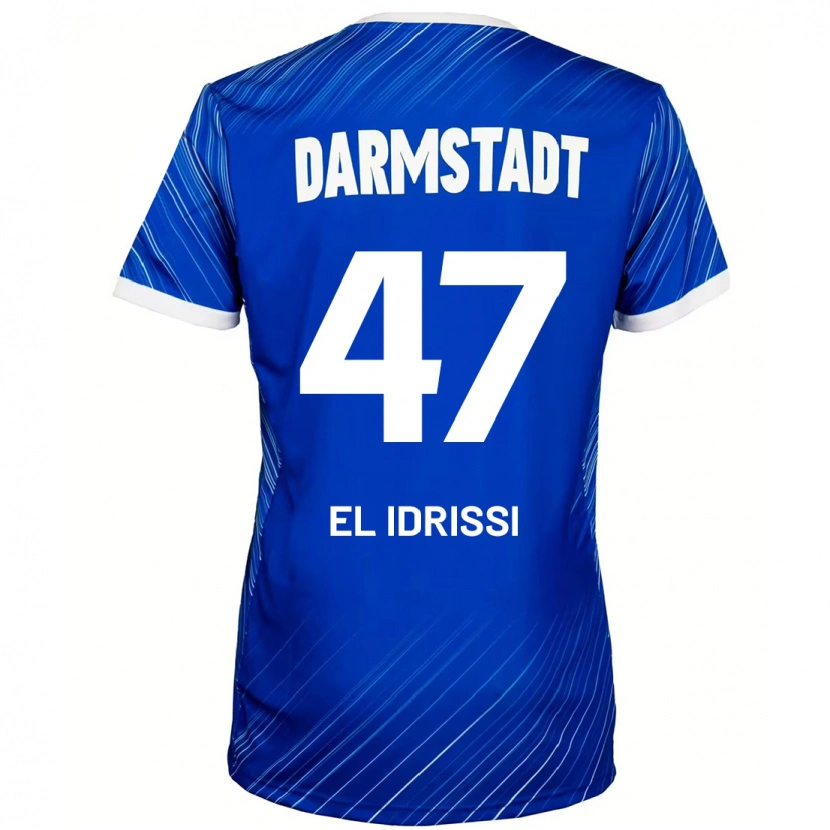 Danxen Men Othmane El Idrissi #47 Blue White Home Jersey 2024/25 T-Shirt