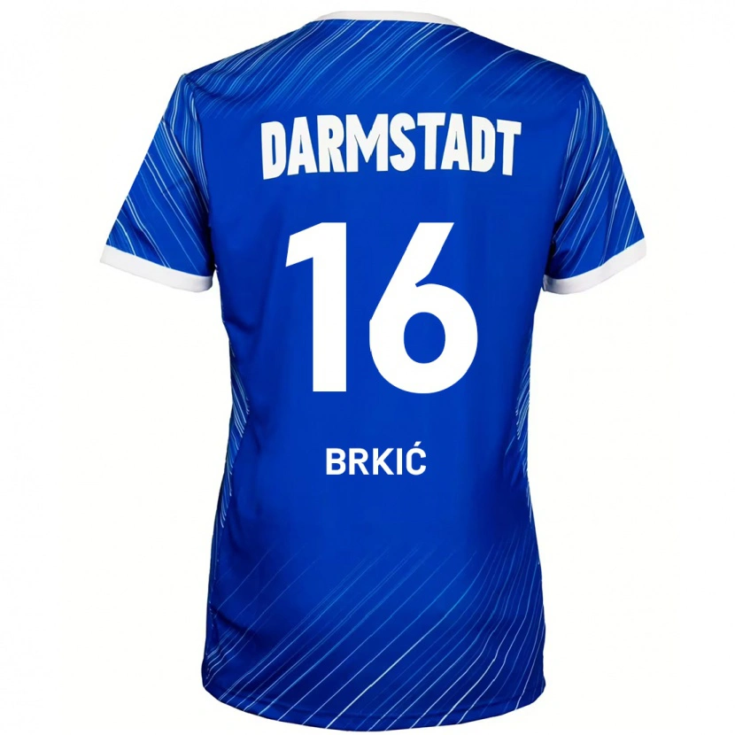 Danxen Men Amar Brkić #16 Blue White Home Jersey 2024/25 T-Shirt