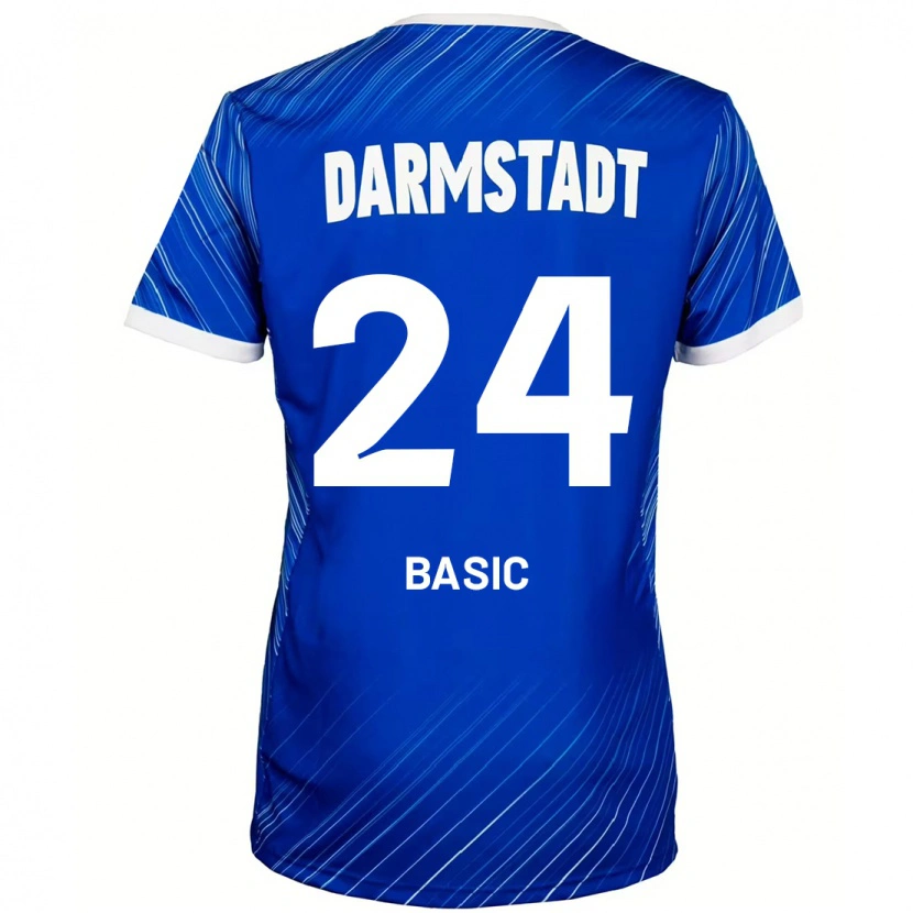 Danxen Men Benjamin Basic #24 Blue White Home Jersey 2024/25 T-Shirt