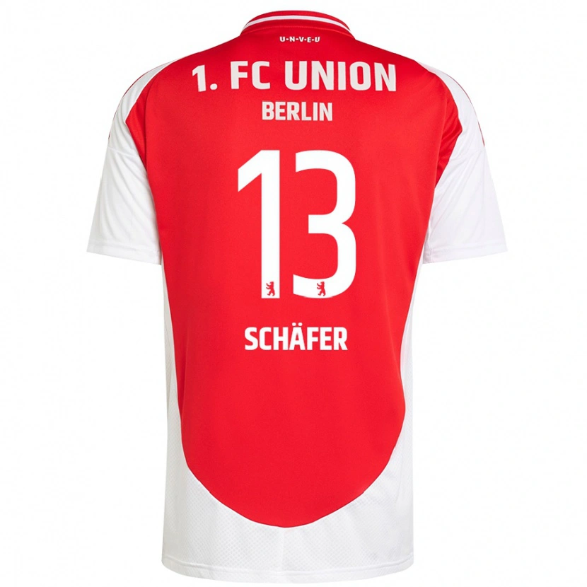 Danxen Men András Schäfer #13 Red White Home Jersey 2024/25 T-Shirt