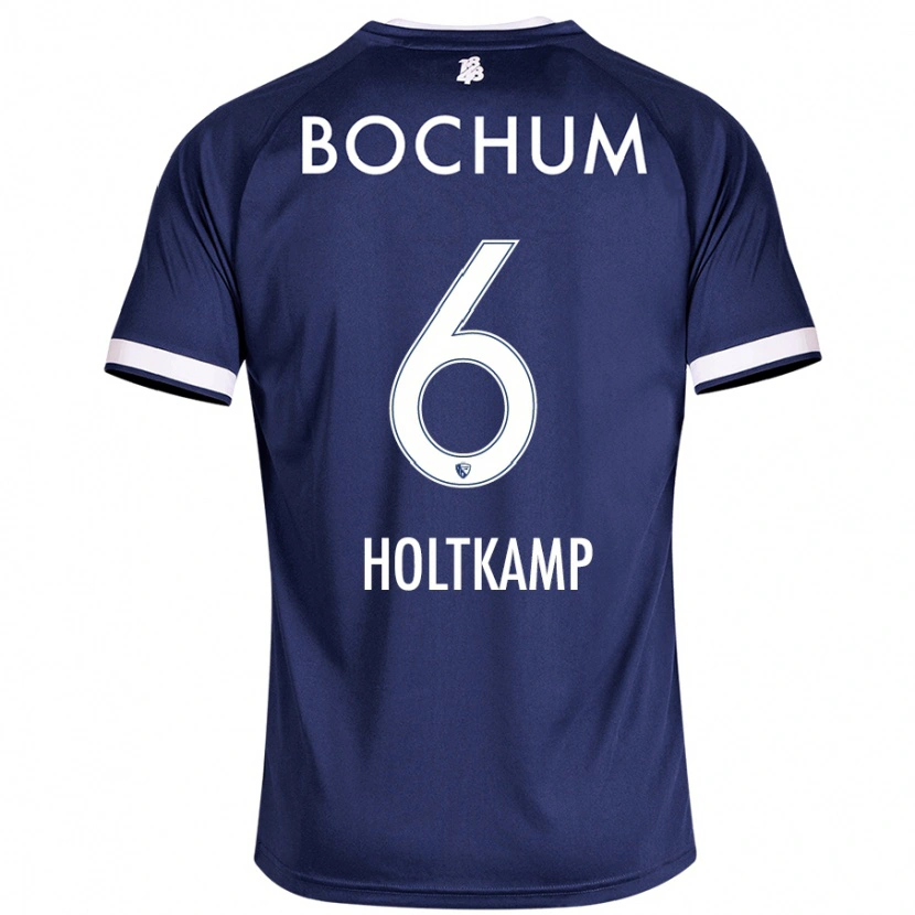 Danxen Men Lars Holtkamp #6 Dark Blue Home Jersey 2024/25 T-Shirt