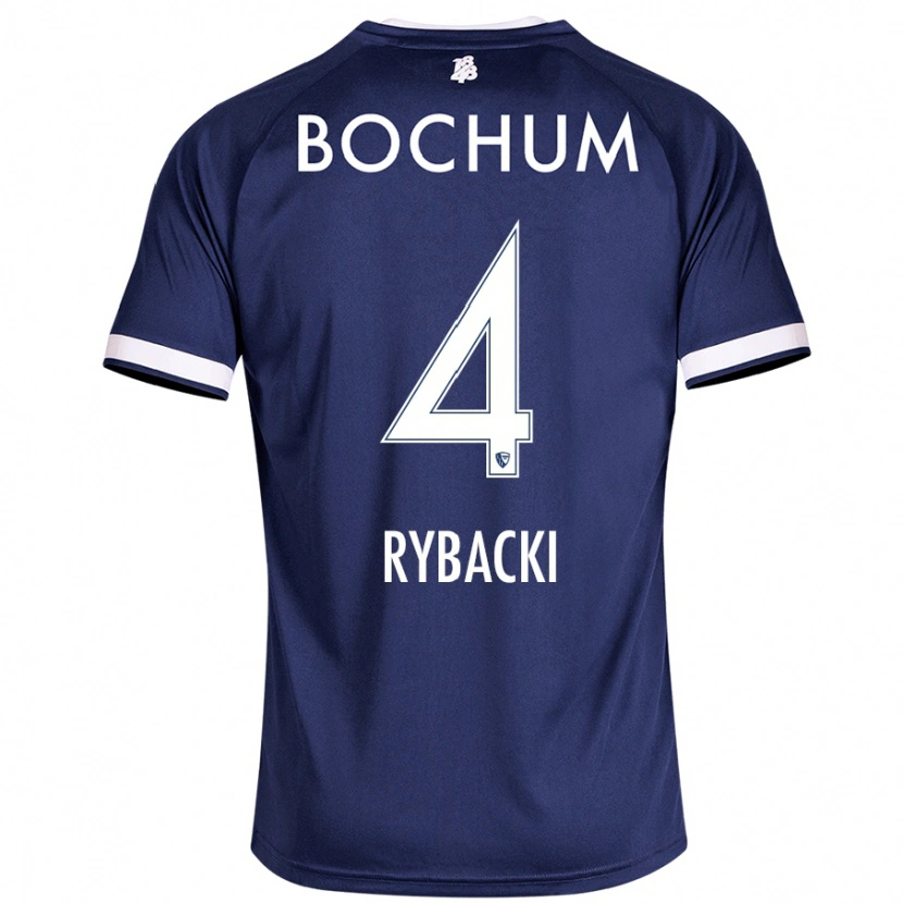 Danxen Men Pia Rybacki #4 Dark Blue Home Jersey 2024/25 T-Shirt