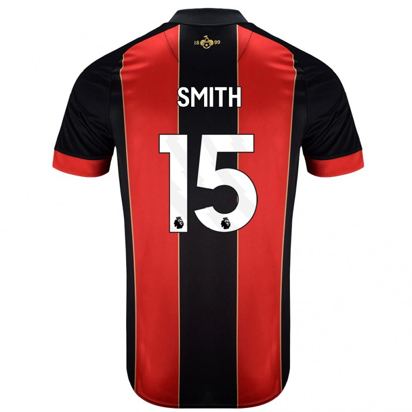 Danxen Men Adam Smith #15 Red Black Home Jersey 2024/25 T-Shirt