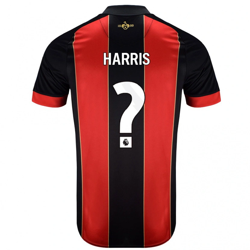 Danxen Men Archie Harris #0 Red Black Home Jersey 2024/25 T-Shirt