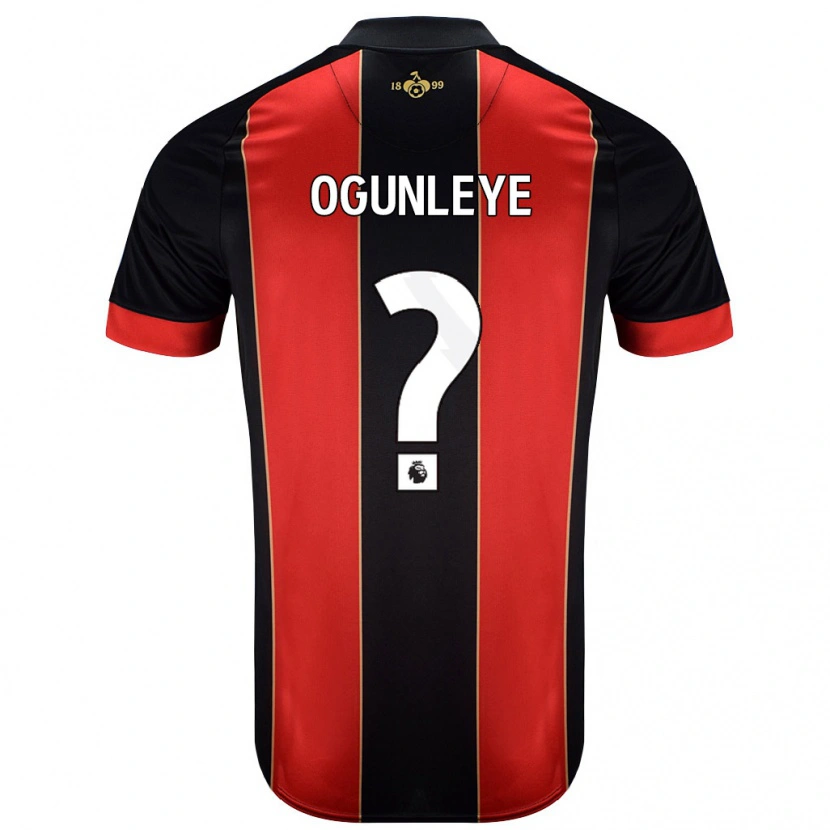 Danxen Men Malachi Ogunleye #0 Red Black Home Jersey 2024/25 T-Shirt