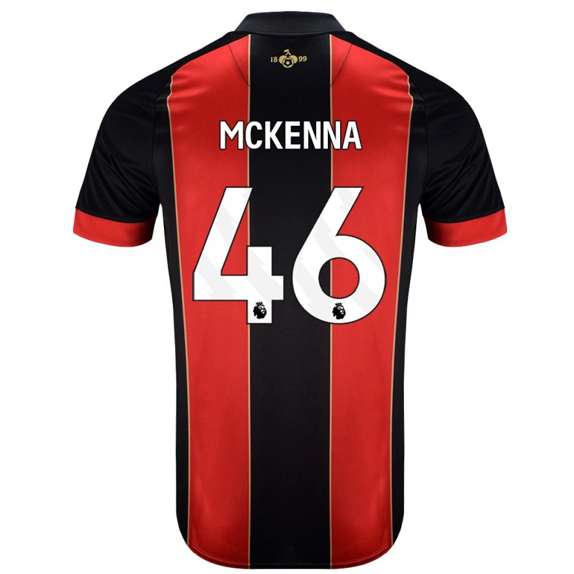 Danxen Men Callan Mckenna #46 Red Black Home Jersey 2024/25 T-Shirt