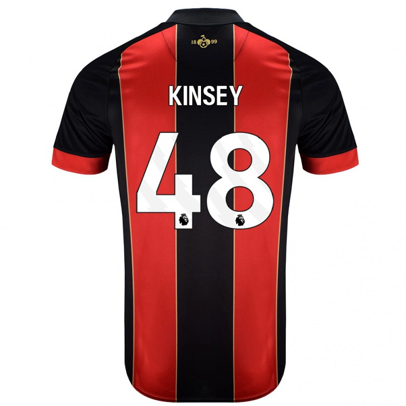 Danxen Men Max Kinsey #48 Red Black Home Jersey 2024/25 T-Shirt