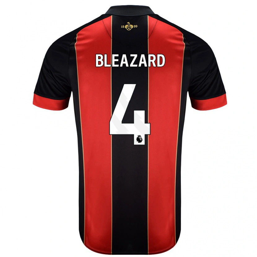 Danxen Men Helen Bleazard #4 Red Black Home Jersey 2024/25 T-Shirt