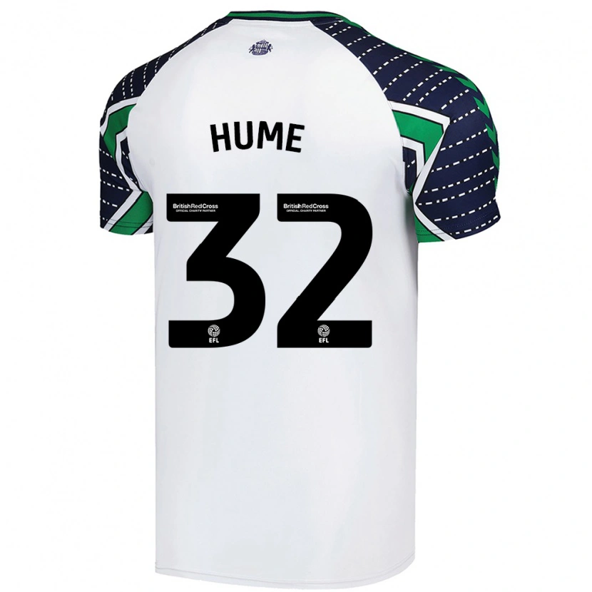 Danxen Men Trai Hume #32 White Away Jersey 2024/25 T-Shirt