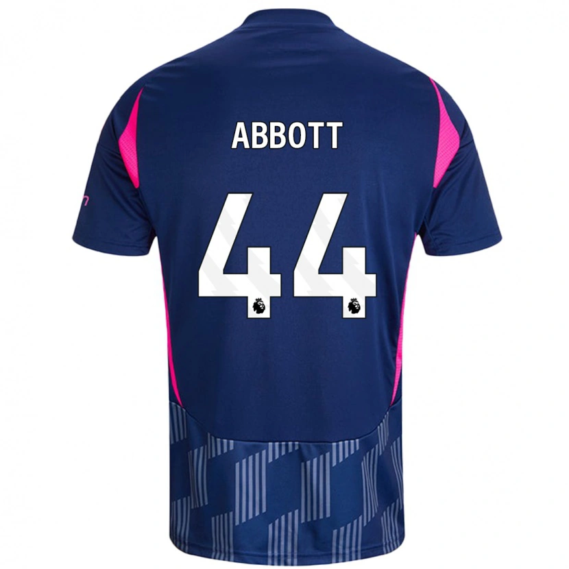 Danxen Men Zach Abbott #44 Royal Blue Pink Away Jersey 2024/25 T-Shirt