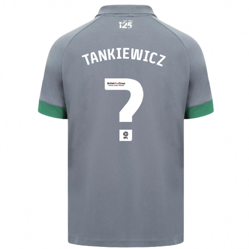 Danxen Men Rob Tankiewicz #0 Dark Gray Away Jersey 2024/25 T-Shirt