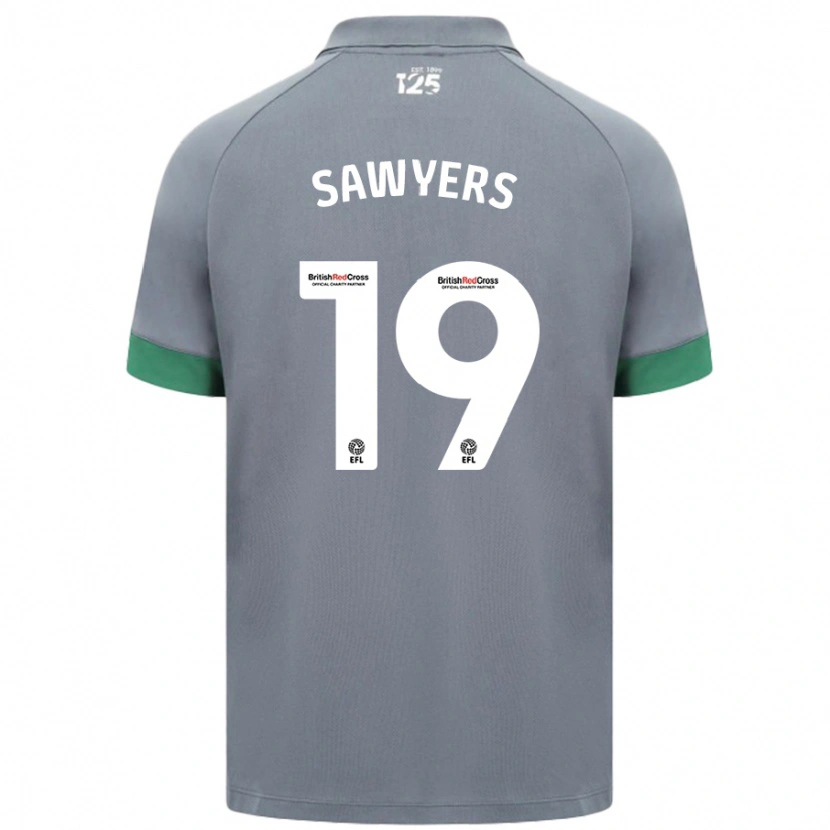 Danxen Men Romaine Sawyers #19 Dark Gray Away Jersey 2024/25 T-Shirt