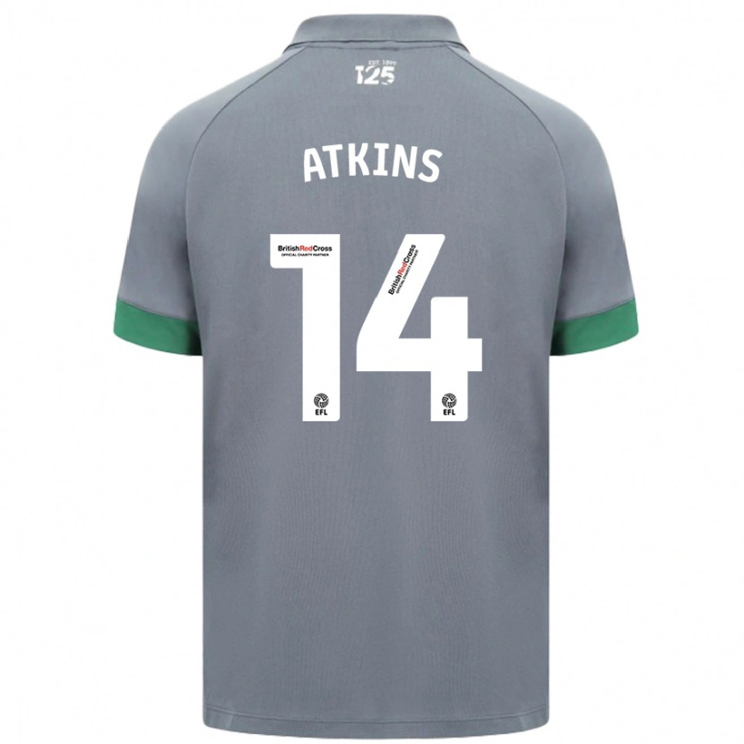 Danxen Men Zoe Atkins #14 Dark Gray Away Jersey 2024/25 T-Shirt