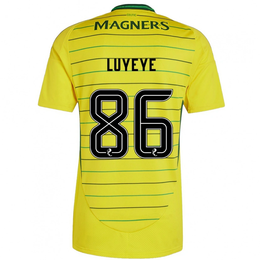 Danxen Men Benny-Jackson Luyeye #86 Yellow Away Jersey 2024/25 T-Shirt