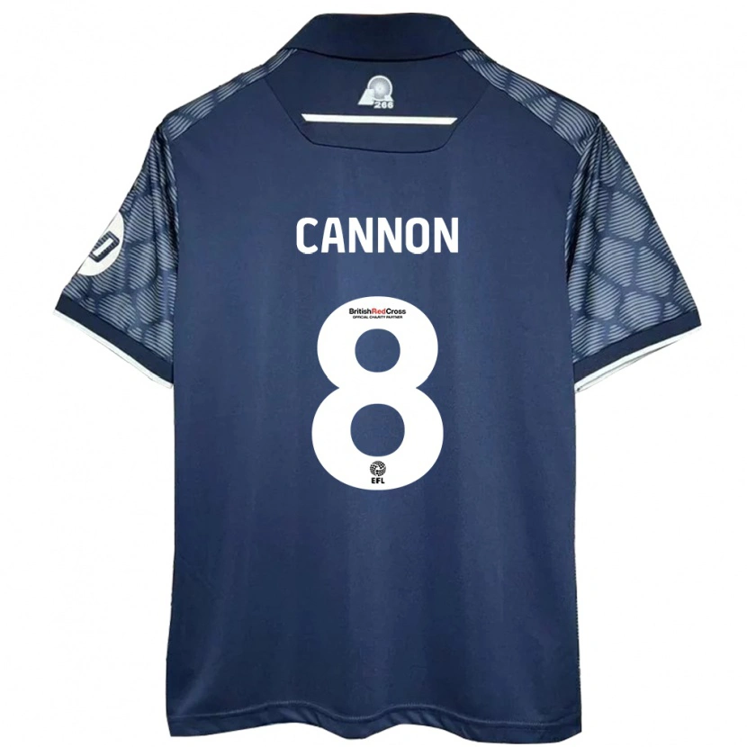 Danxen Men Andy Cannon #8 Black Away Jersey 2024/25 T-Shirt